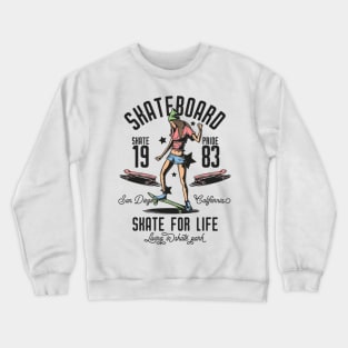 Skateboard California Crewneck Sweatshirt